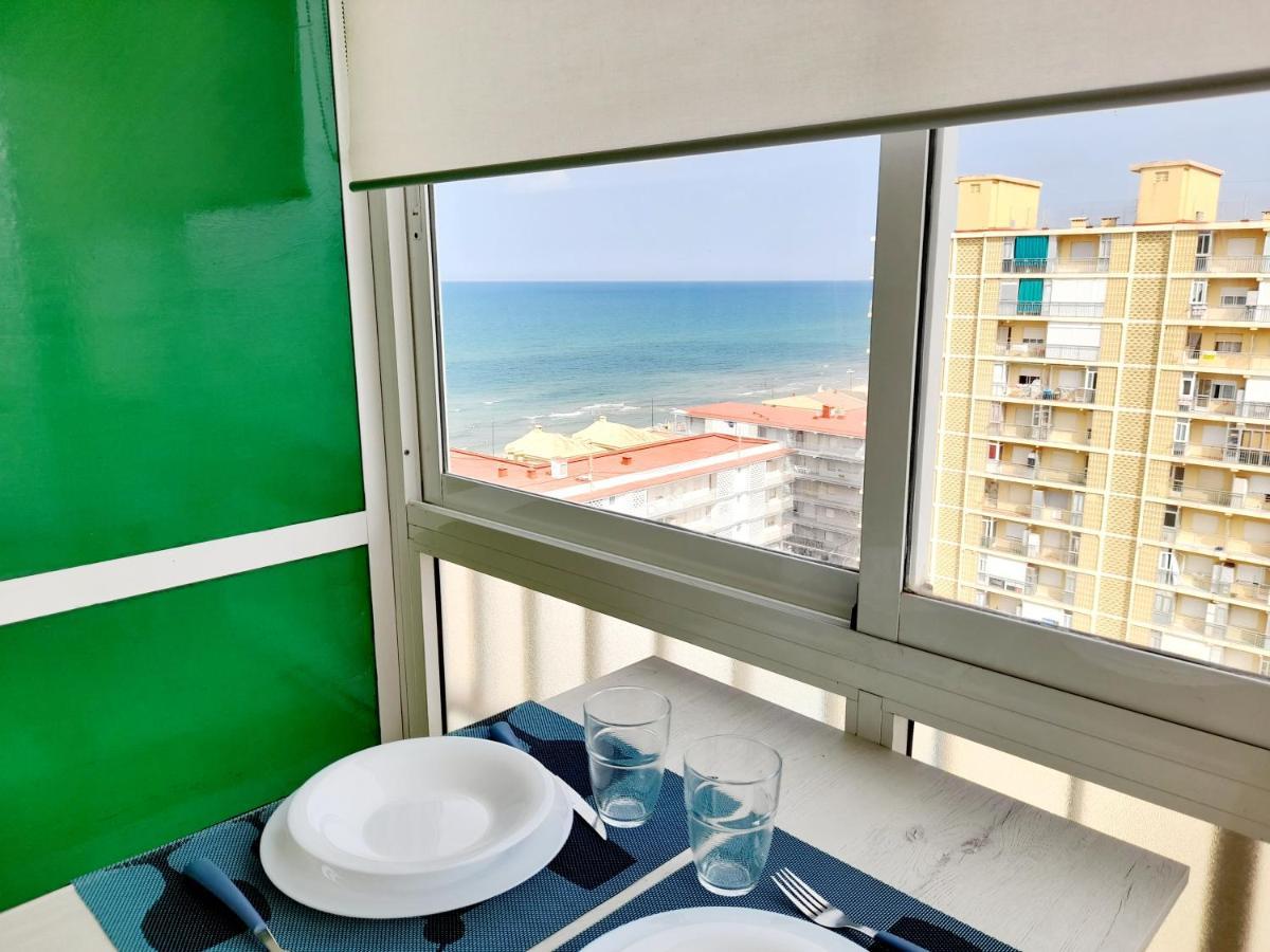 Apartamento Vistas Al Mar, 11 Planta, 50M Playa!! Miramar Exteriör bild