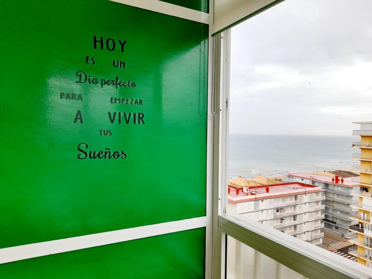 Apartamento Vistas Al Mar, 11 Planta, 50M Playa!! Miramar Exteriör bild